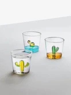 Clearance ICHENDORF Verres à eau artisanaux Desert Plants, 6 élém.