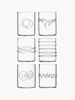 Online ICHENDORF Verres à eau artisanaux Deco' Clear, 6 élém.
