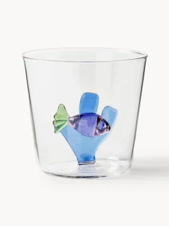 Clearance ICHENDORF Verres à eau artisanaux Marine Garden, 6 élém.