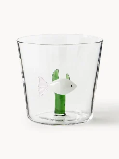 Clearance ICHENDORF Verres à eau artisanaux Marine Garden, 6 élém.