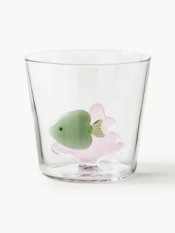 Clearance ICHENDORF Verres à eau artisanaux Marine Garden, 6 élém.