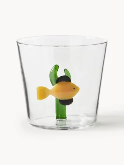 Clearance ICHENDORF Verres à eau artisanaux Marine Garden, 6 élém.