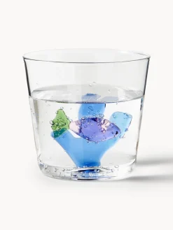 Clearance ICHENDORF Verres à eau artisanaux Marine Garden, 6 élém.