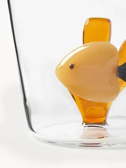 Clearance ICHENDORF Verres à eau artisanaux Marine Garden, 6 élém.