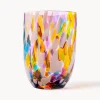 Clearance ANNA VON LIPA Verres à eau artisanaux Splash, 6 pièces