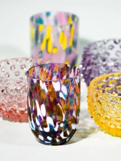 Clearance ANNA VON LIPA Verres à eau artisanaux Splash, 6 pièces