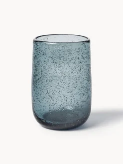 Clearance Olsson & Jensen Verres à eau avec bulles d'air Bari, 6 pièces Gris