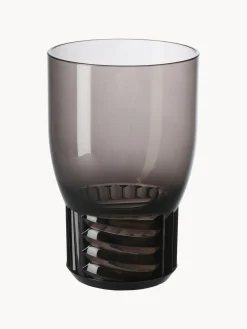 Online Kartell Verres à eau avec surface texturée Trama, 4 pièces Gris, transparent