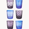 Outlet Pols Potten Verres à eau Cobalt, 6 élém.