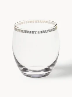 Clearance Armani Casa Verres à eau en cristal doré Dvorak, 6 pièces