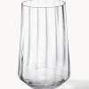 Clearance GEORG JENSEN Verres à eau en cristal strié Bernadotte, 6 pièces