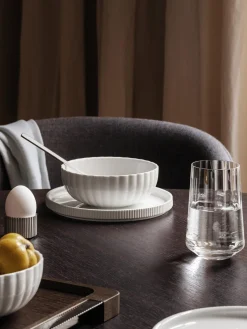 Clearance GEORG JENSEN Verres à eau en cristal strié Bernadotte, 6 pièces