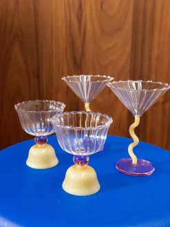 Best &k Amsterdam Verres à eau en verre borosilicate Tulip, 2 pièces