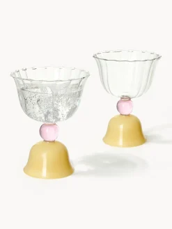 Best &k Amsterdam Verres à eau en verre borosilicate Tulip, 2 pièces
