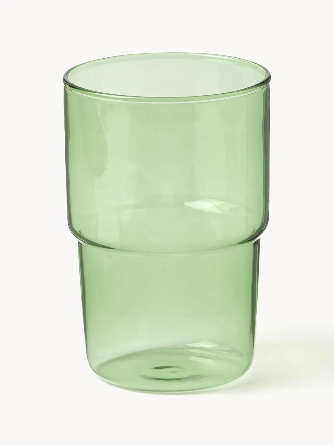 Fashion Lyngby Verres à eau en verre borosilicate Torino, 2 pièces Vert, transparent,