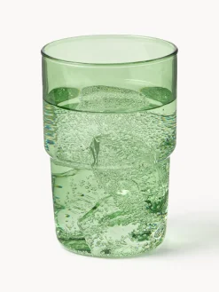Fashion Lyngby Verres à eau en verre borosilicate Torino, 2 pièces Vert, transparent,