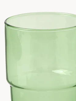 Fashion Lyngby Verres à eau en verre borosilicate Torino, 2 pièces Vert, transparent,