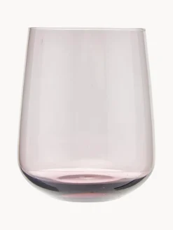 New Bitossi Home Verres à eau en verre soufflé bouche Desigual, 6 élém. Multicolore, transparent