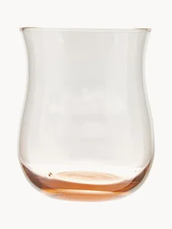 New Bitossi Home Verres à eau en verre soufflé bouche Desigual, 6 élém. Multicolore, transparent