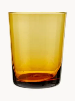 New Bitossi Home Verres à eau en verre soufflé bouche Desigual, 6 élém. Multicolore, transparent