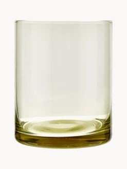New Bitossi Home Verres à eau en verre soufflé bouche Desigual, 6 élém. Multicolore, transparent