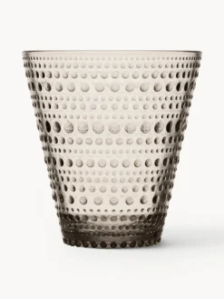 Best iittala Verres à eau Kastehelmi, 2 pièces Beige, transparent