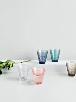 New iittala Verres à eau Kastehelmi, 2 pièces Turquoise, transparent