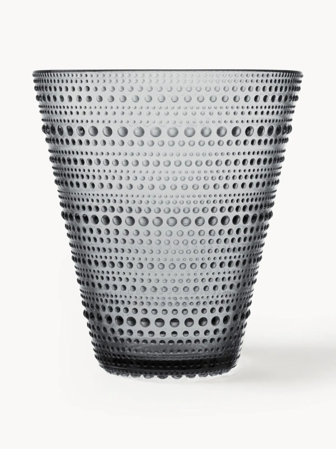 Discount iittala Verres à eau Kastehelmi, 2 pièces Gris foncé, transparent