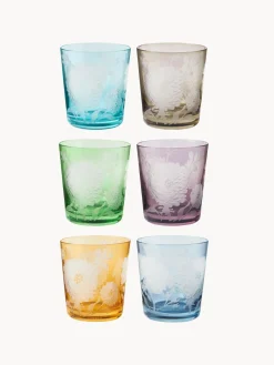 New Pols Potten Verres à eau Peony, 6 élém.