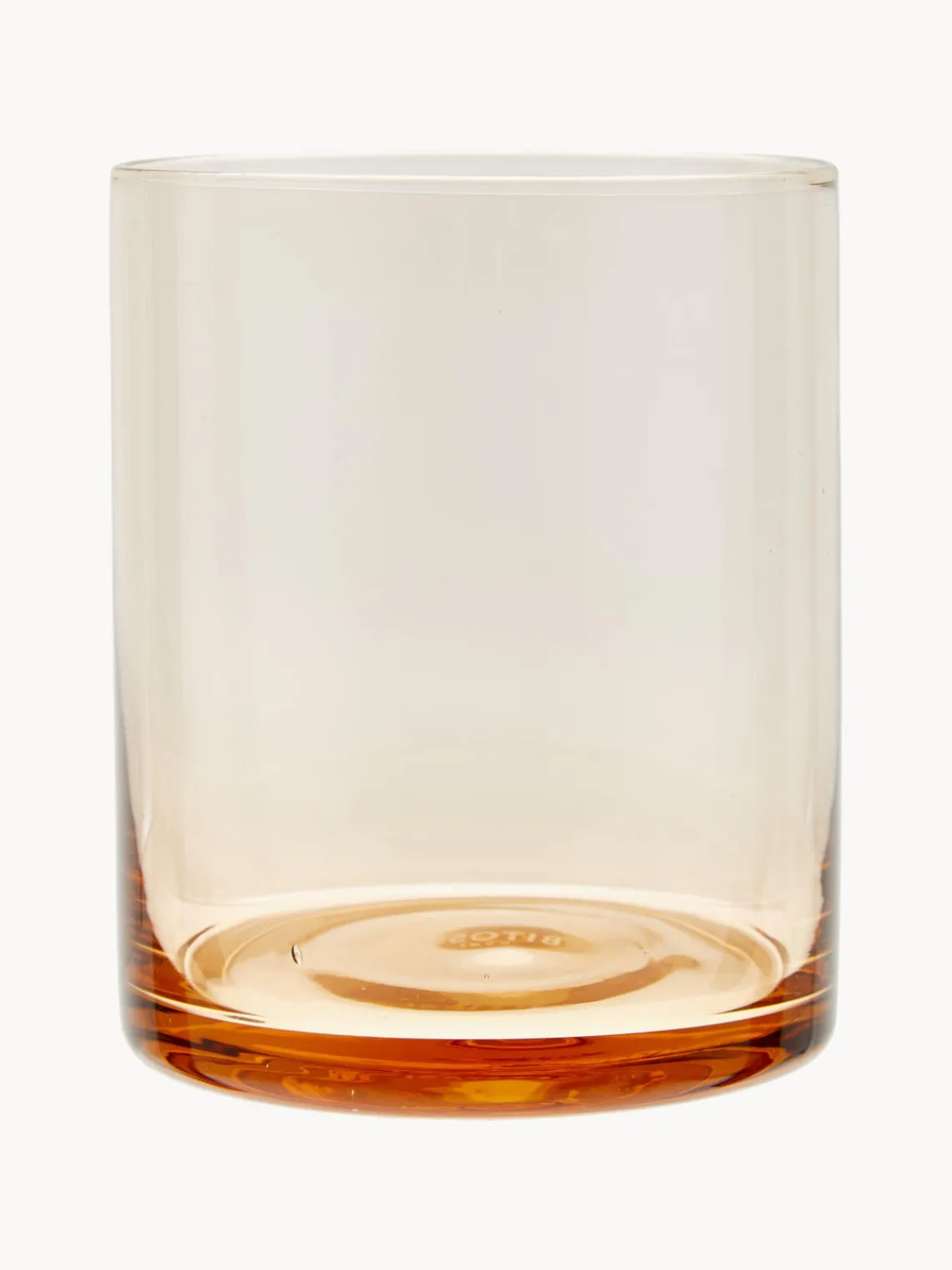 Hot Bitossi Home Verres à eau soufflés bouche Diseguale, 6 élém. Multicolore, transparent