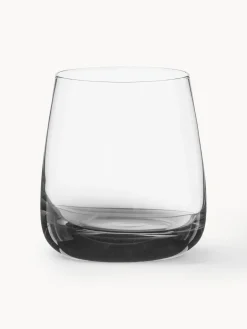 New Broste Copenhagen Verres à eau soufflés bouche Smoke, 2 pièces