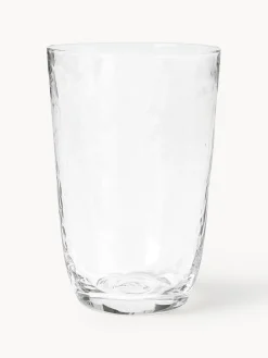 Outlet Broste Copenhagen Verres à eau soufflés bouche Hammered, 4 pièces