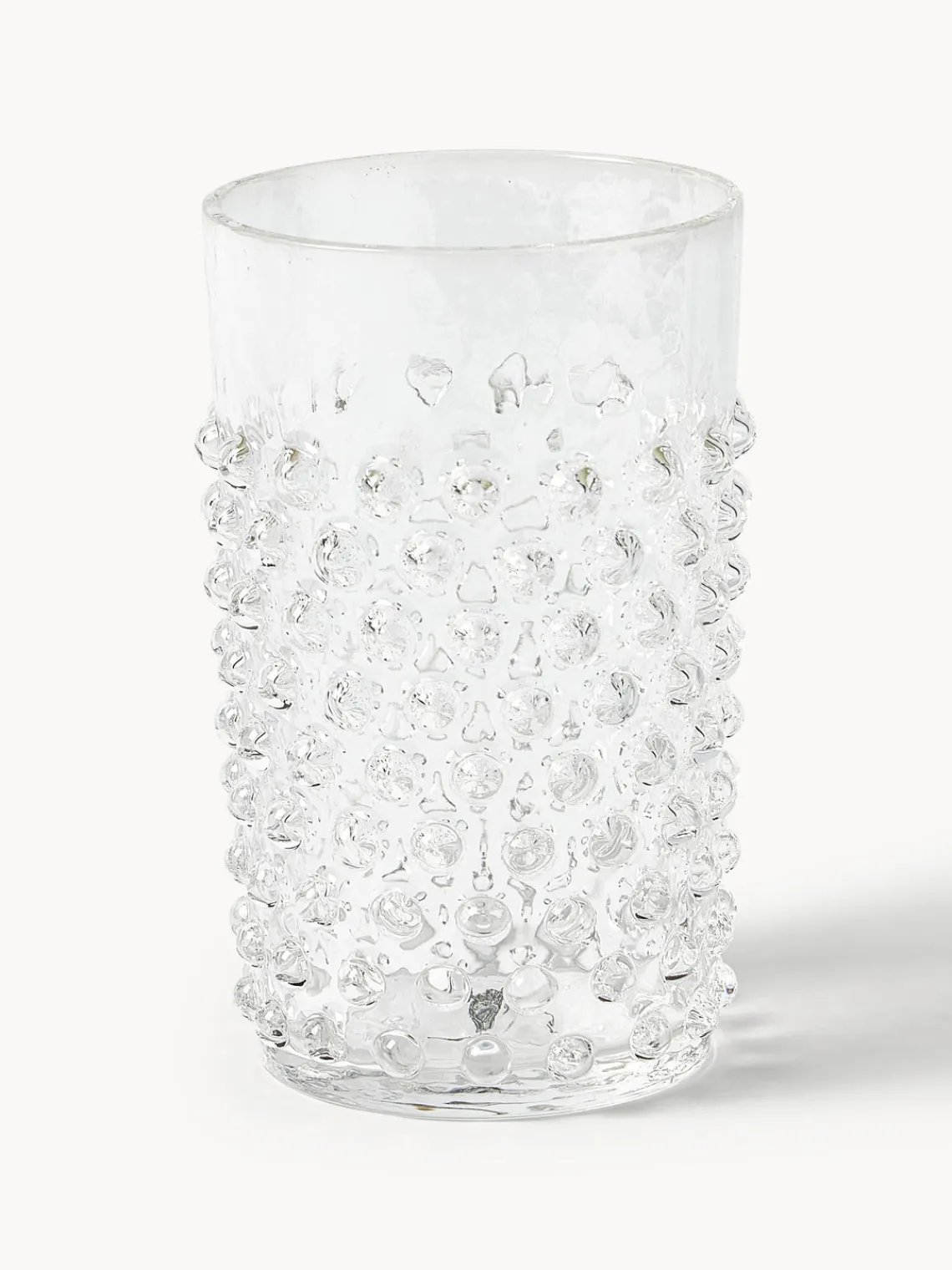 Clearance ANNA VON LIPA Verres à eau soufflés bouche Hobnail, 6 pièces Transparent