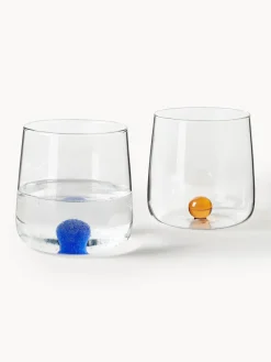 Discount zafferano Verres à eau soufflés bouche Bilia, 6 élém.