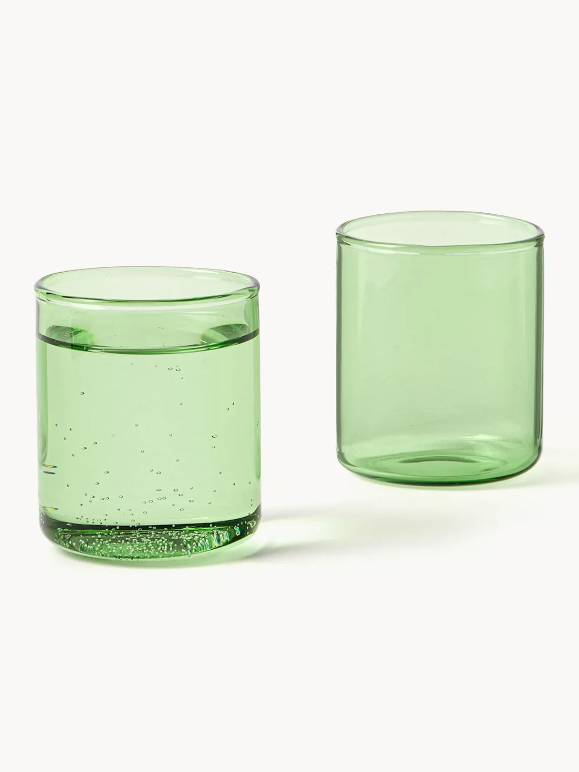Discount Lyngby Verres à liqueur en verre borosilicate Torino, 2 pièces Vert, transparent,