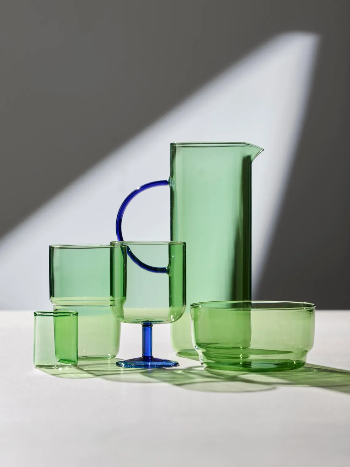 Discount Lyngby Verres à liqueur en verre borosilicate Torino, 2 pièces Vert, transparent,