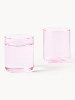 Fashion Lyngby Verres à liqueur en verre borosilicate Torino, 2 pièces Rose pâle, transparent