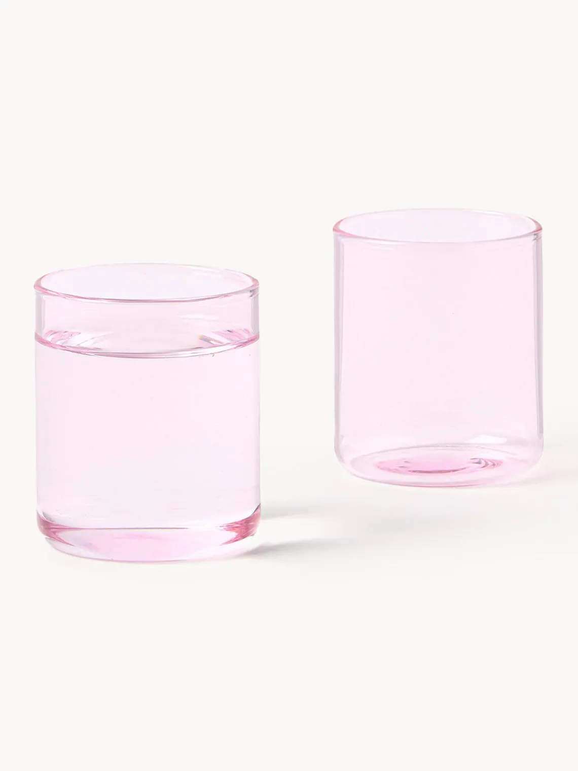 Fashion Lyngby Verres à liqueur en verre borosilicate Torino, 2 pièces Rose pâle, transparent