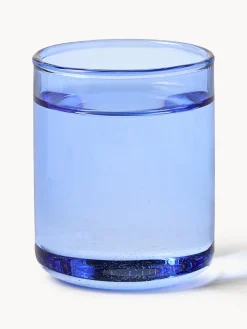 Hot Lyngby Verres à liqueur en verre borosilicate Torino, 2 pièces Bleu, transparent