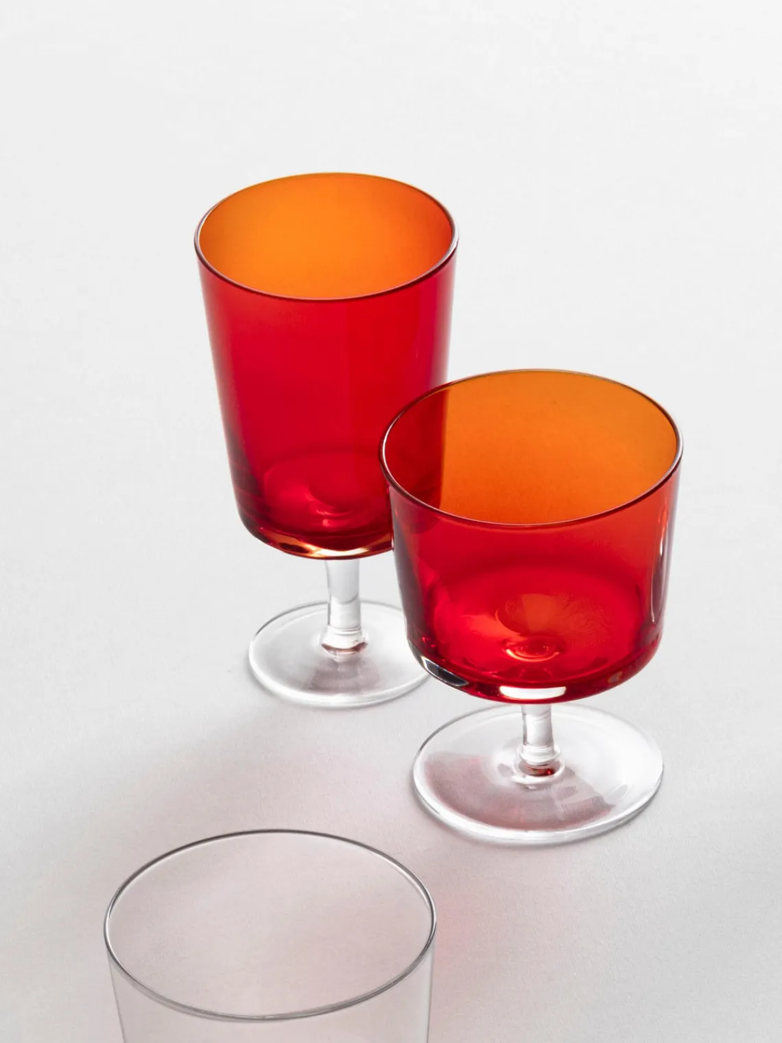 New ICHENDORF Verres à vin blanc artisanaux Aurora, 2 pièces