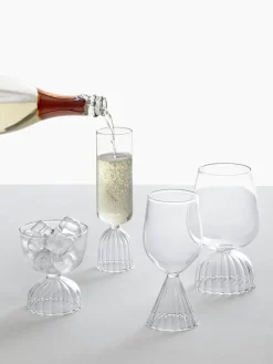 Hot ICHENDORF Verres à vin blanc artisanaux Tutu, 2 pièces