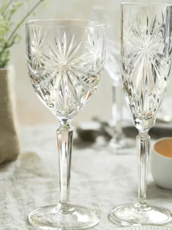 New RCR Verres à vin blanc en cristal Oasis, 6 pièces