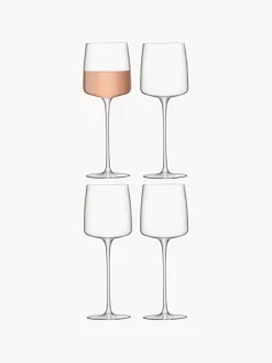 Hot Lsa International Verres à vin blanc Metropolitan, 4 pièces