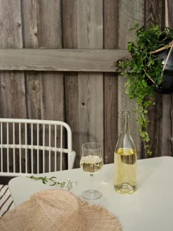 Clearance Broste Copenhagen Verres à vin blanc soufflés bouche Limfjord, 4 pièces