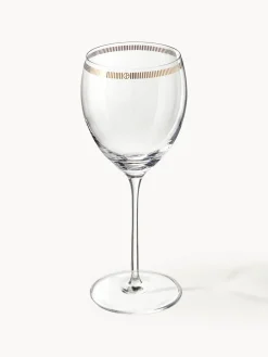 Best Armani Casa Verres à vin en cristal doré Dvorak, 6 pièces