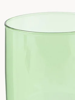 Clearance Lyngby Verres à vin en verre borosilicaté Torino, 2 pièces Vert transparent, bleu roi