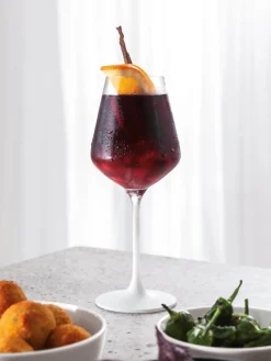New Villeroy & Boch Verres à vin rouge en cristal Manufacture Rock, 4 pièces Transparent, blanc