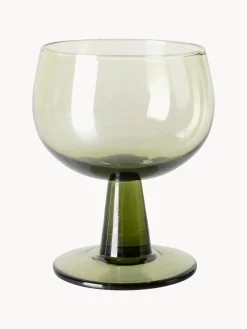 New HKLIVING Verres à vin The Emeralds, 4 pièces