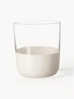 Fashion Villeroy & Boch Verres à whisky en cristal Manufacture Rock, 4 pièces Transparent, blanc
