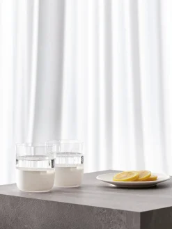 Fashion Villeroy & Boch Verres à whisky en cristal Manufacture Rock, 4 pièces Transparent, blanc